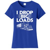 I Love The Smell Of Diesel In The Morning Truck Driver Women's T-Shirt