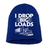 I Love The Smell Of Diesel In The Morning Truck Driver Short Acrylic Beanie