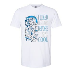 I Liked The Lions Before It Was Cool For Mom Dad Softstyle CVC T-Shirt