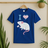I Love Trans Mice Mouse Political  T-Shirt