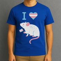 I Love Trans Mice Mouse Political  T-Shirt