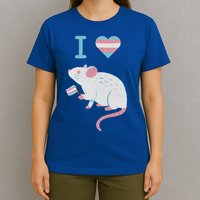 I Love Trans Mice Mouse Political  T-Shirt