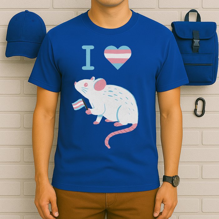 I Love Trans Mice Mouse Political  T-Shirt