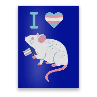 I Love Trans Mice Mouse Political  Poster