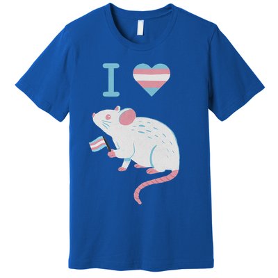 I Love Trans Mice Mouse Political  Premium T-Shirt