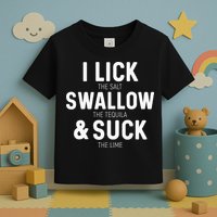 I Lick The Salt Swallow The Tequila And Suck Lime Toddler T-Shirt