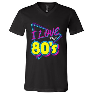 I Love The 80S I Love The 80s V-Neck T-Shirt