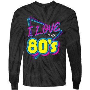 I Love The 80S I Love The 80s Tie-Dye Long Sleeve Shirt