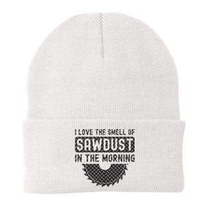 I Love The Smell Of Sawdust In The Morning Funny Woodworking Knit Cap Winter Beanie