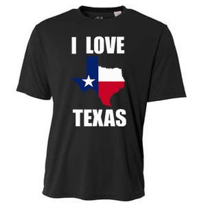 I Love Texas Cooling Performance Crew T-Shirt