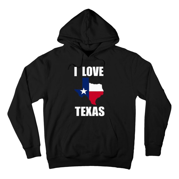 I Love Texas Hoodie