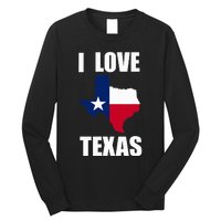 I Love Texas Long Sleeve Shirt