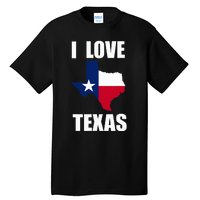 I Love Texas Tall T-Shirt