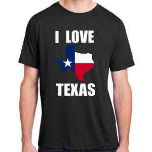 I Love Texas Adult ChromaSoft Performance T-Shirt