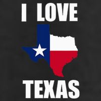 I Love Texas 11oz C Handle Ceramic Mug