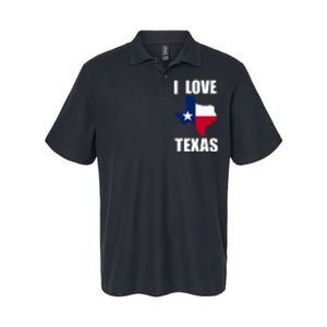 I Love Texas Softstyle Adult Sport Polo