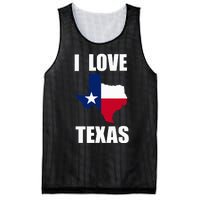 I Love Texas Mesh Reversible Basketball Jersey Tank