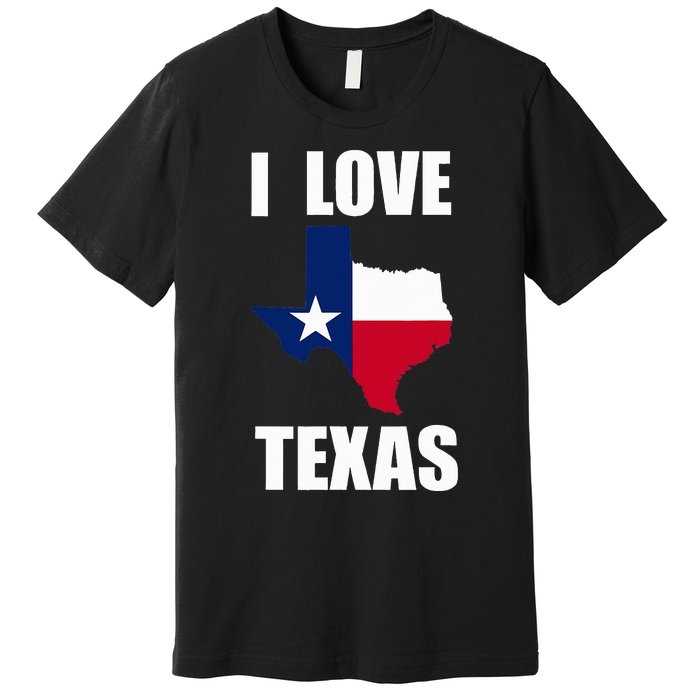 I Love Texas Premium T-Shirt