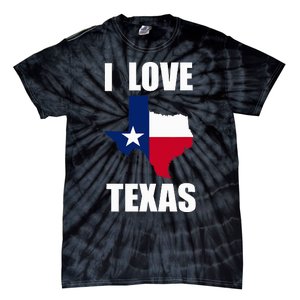 I Love Texas Tie-Dye T-Shirt