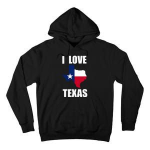 I Love Texas Tall Hoodie