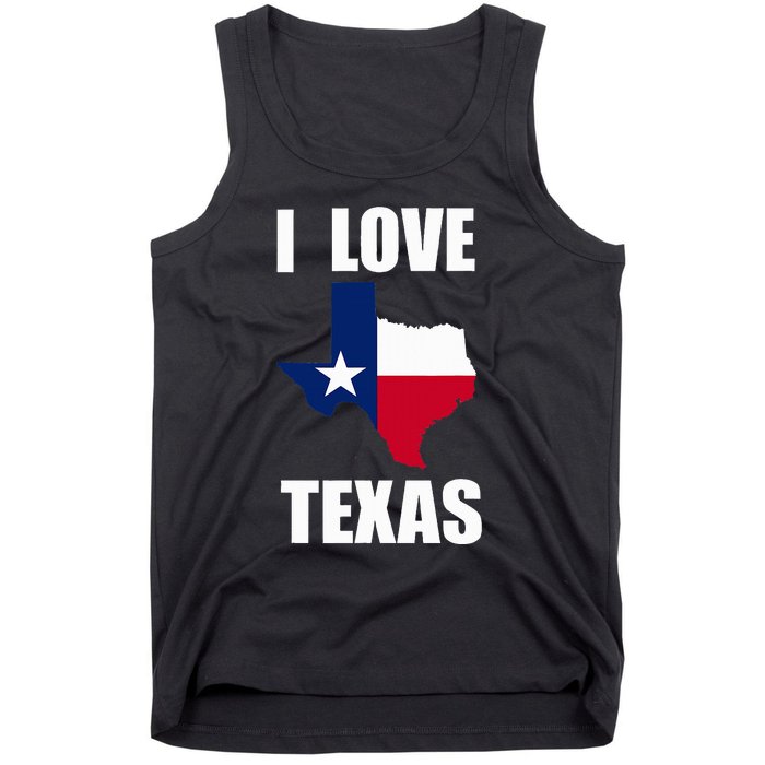 I Love Texas Tank Top