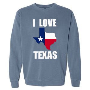 I Love Texas Garment-Dyed Sweatshirt