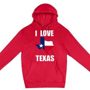 I Love Texas Premium Pullover Hoodie