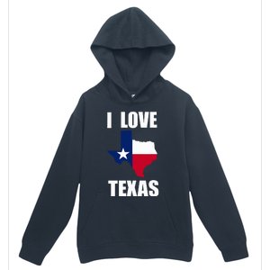 I Love Texas Urban Pullover Hoodie