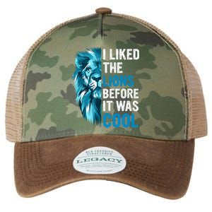 I Liked The Lions Before It Was Cool Trending Legacy Tie Dye Trucker Hat