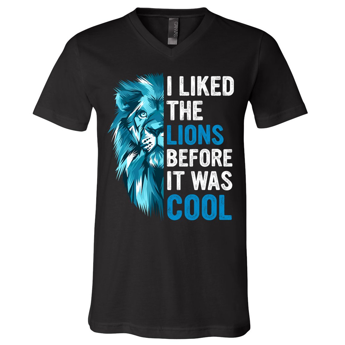 I Liked The Lions Before It Was Cool Trending V-Neck T-Shirt