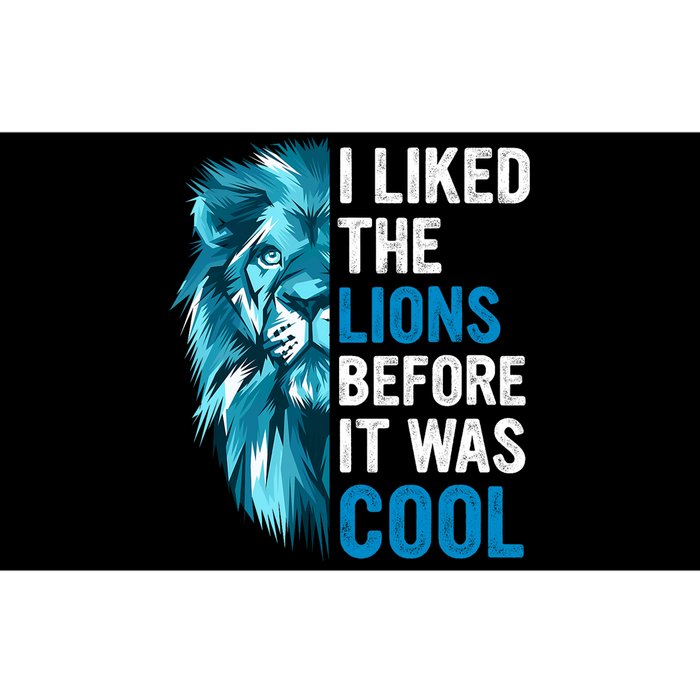 I Liked The Lions Before It Was Cool Trending Bumper Sticker