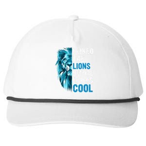 I Liked The Lions Before It Was Cool Trending Snapback Five-Panel Rope Hat