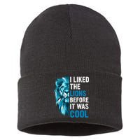 I Liked The Lions Before It Was Cool Trending Sustainable Knit Beanie