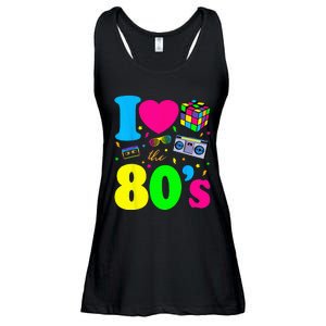 I Love The 80s Clothes For Women And Men Party Funny Ladies Essential Flowy Tank