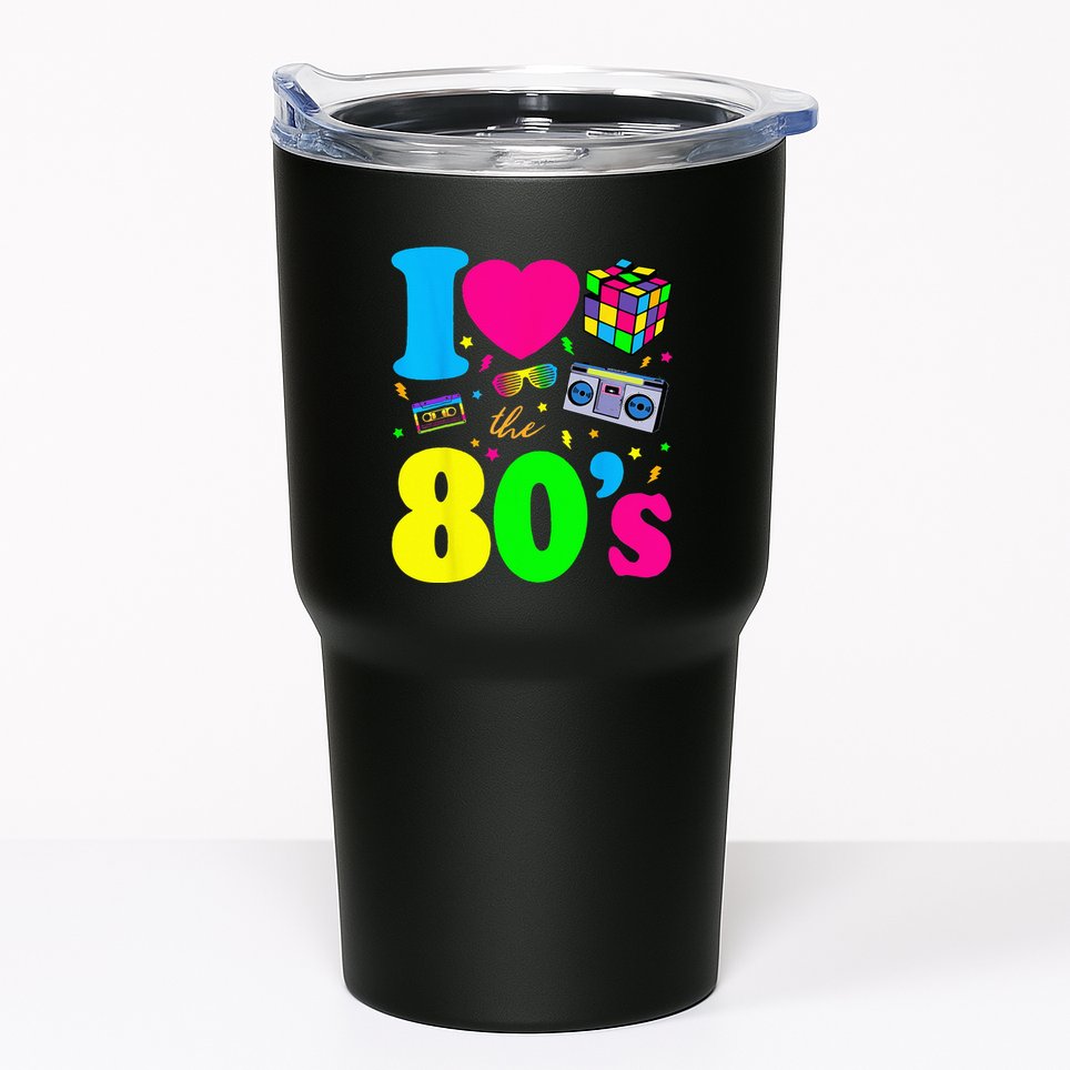 I Love The 80s Clothes For Women And Men Party Funny Tumbler