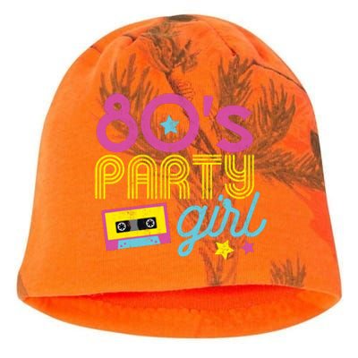 I Love The 80s Party Girl Retro 1980s Party Clothes Kati - Camo Knit Beanie