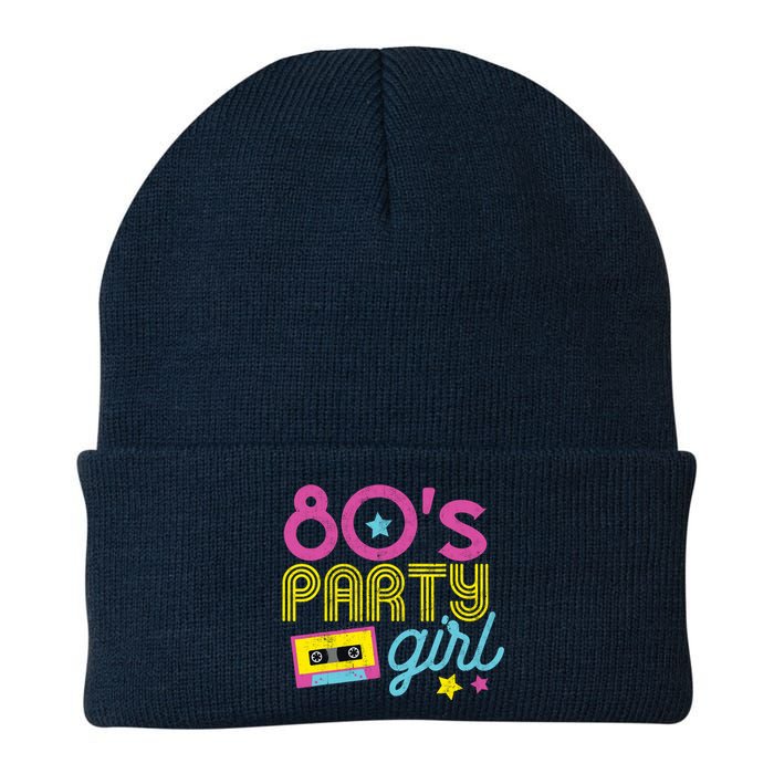 I Love The 80s Party Girl Retro 1980s Party Clothes Knit Cap Winter Beanie