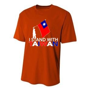 I Love Taiwan Flag Taiwanese Pride I Stand With Taiwan China Gift Performance Sprint T-Shirt