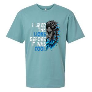 I Liked The Lions Before It Was Cool Sueded Cloud Jersey T-Shirt