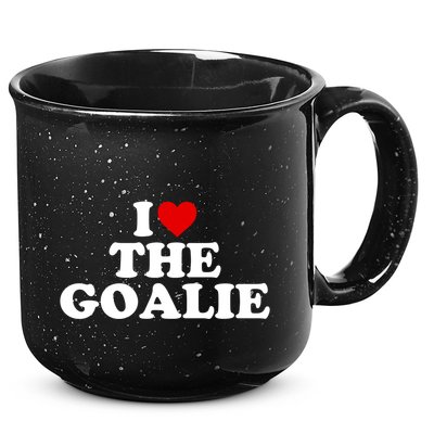 I Love The Goalie Heart Gift 15oz Campfire Ceramic Mug