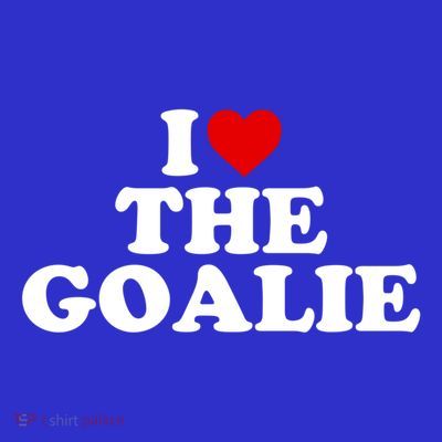 I Love The Goalie Heart Gift T-Shirt