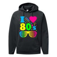 I Love The 80s Clothes For Women And Men Party Funny Performance Fleece Hoodie