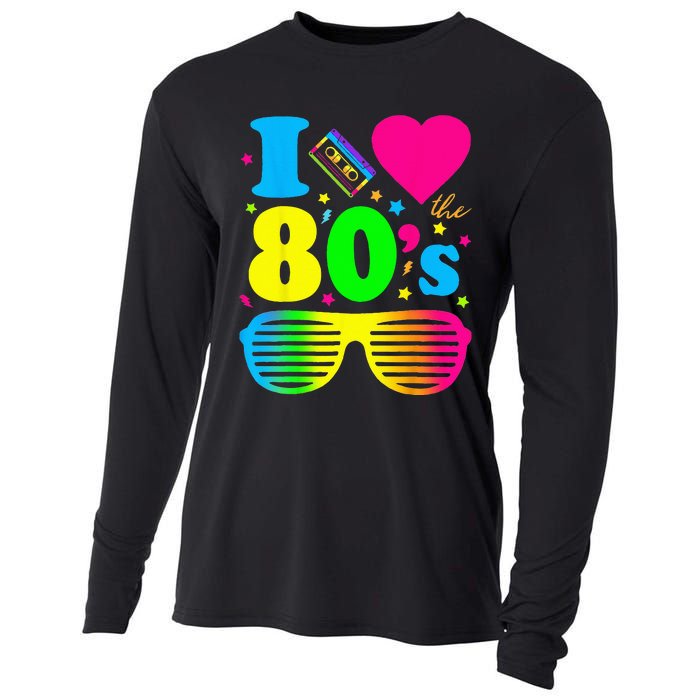 I Love The 80s Clothes For Women And Men Party Funny Cooling Performance Long Sleeve Crew