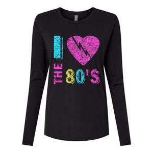 I Love The 80S 80s 90s Costume Party Womens Cotton Relaxed Long Sleeve T-Shirt