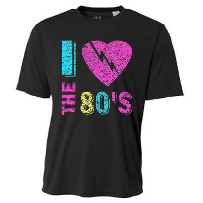 I Love The 80S 80s 90s Costume Party Cooling Performance Crew T-Shirt