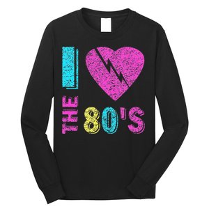 I Love The 80S 80s 90s Costume Party Long Sleeve Shirt