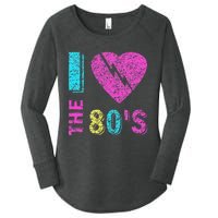 I Love The 80S 80s 90s Costume Party Women's Perfect Tri Tunic Long Sleeve Shirt