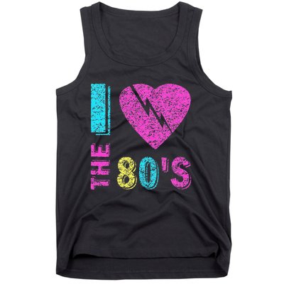 I Love The 80S 80s 90s Costume Party Tank Top