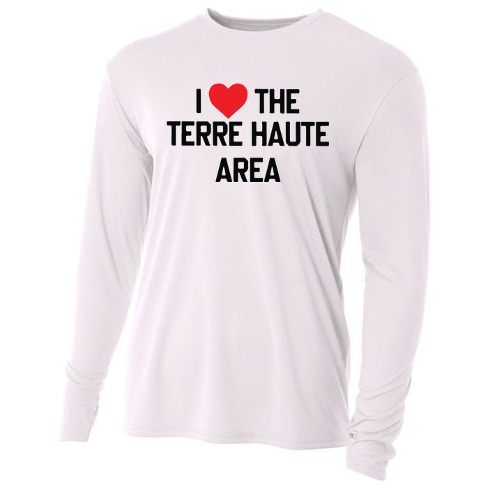 I Love The Terre Haute Area Cooling Performance Long Sleeve Crew