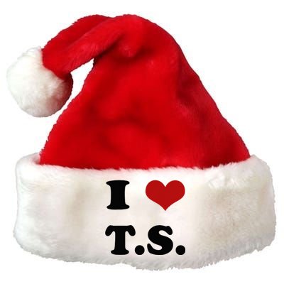 I Love TS Premium Christmas Santa Hat